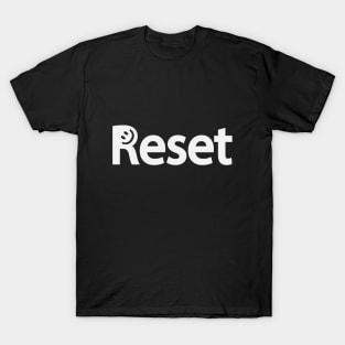 Reset artistic fun design T-Shirt
